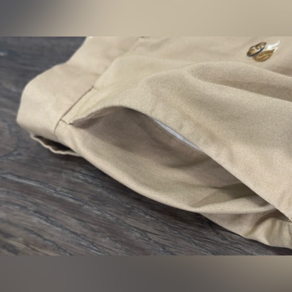 Men’s Polo Ralph Lauren Brown Embroidered Dogs Chino Stretch Shorts- 38 - Picture 5 of 14